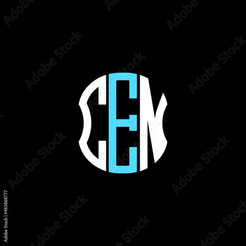 CEN letter logo creative design. CEN unique design