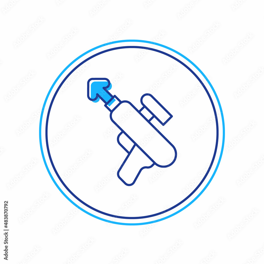 Filled outline Fishing harpoon icon isolated on white background. Fishery manufacturers for catching fish under water. Diving underwater equipment. Vector Filled outline Fishing harpoon icon isolated on white background. Fishery manufacturers for catching fish under water. Diving underwater equipment. Vector