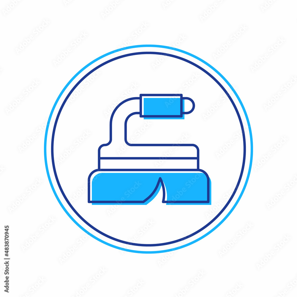 Filled outline Brush for cleaning icon isolated on white background. Cleaning service concept. Vector Filled outline Brush for cleaning icon isolated on white background. Cleaning service concept. Vector