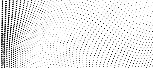 Abstract halftone texture wave monochrome