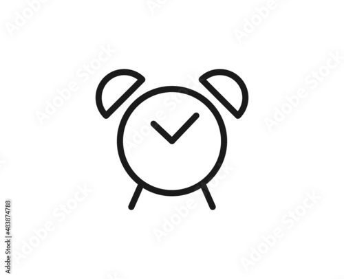 Constraction line icon on white background