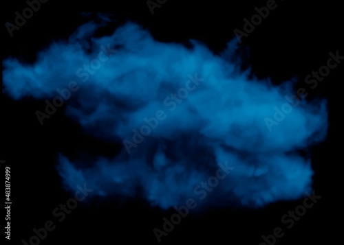 Fog or smoke isolated special effect on transparent background. Red vector cloudiness, mist or smog background.