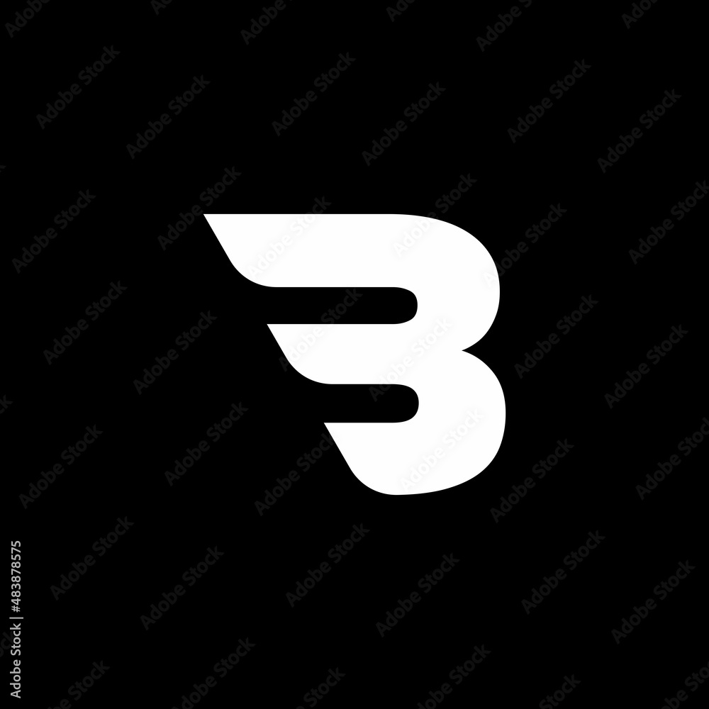 Modern Initial B logo design inspiration Modern Initial B logo design inspiration