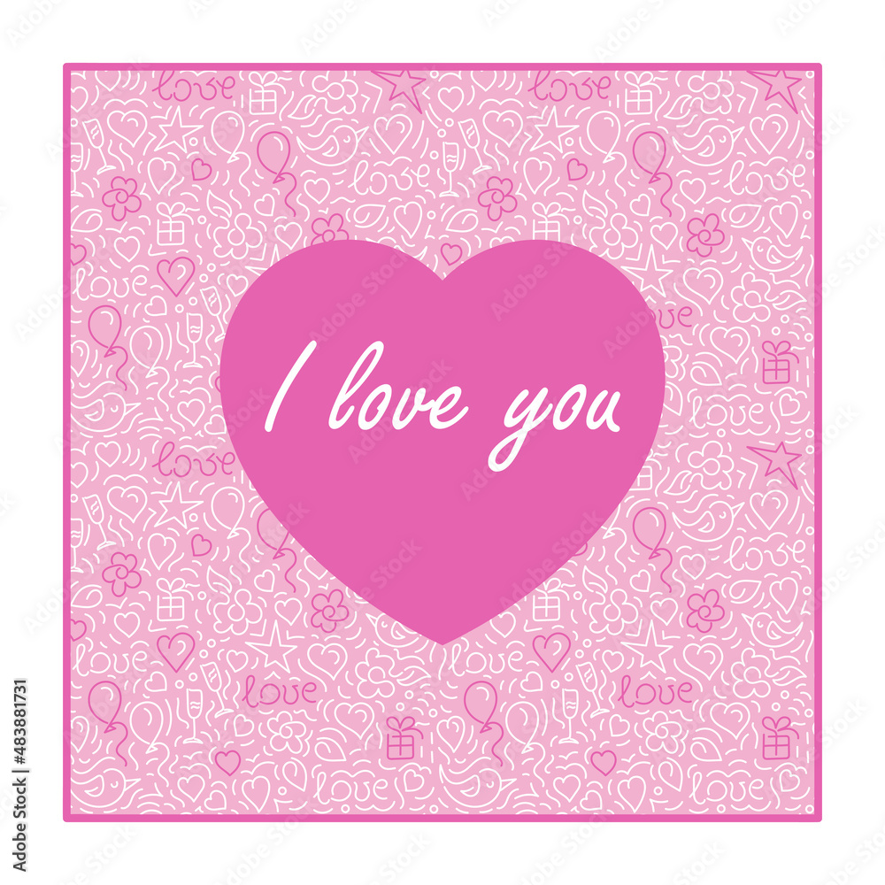 Valentine's Day Greeting Card, Birthday and other holidays