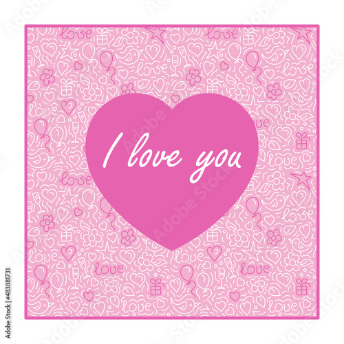 Valentine s Day Greeting Card  Birthday and other holidays
