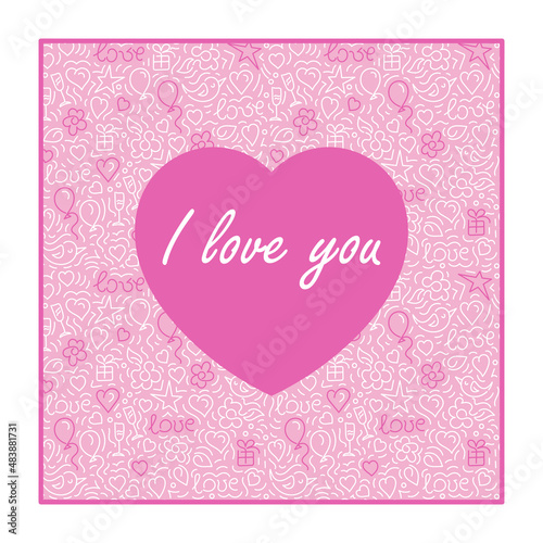 Valentine's Day Greeting Card, Birthday and other holidays
