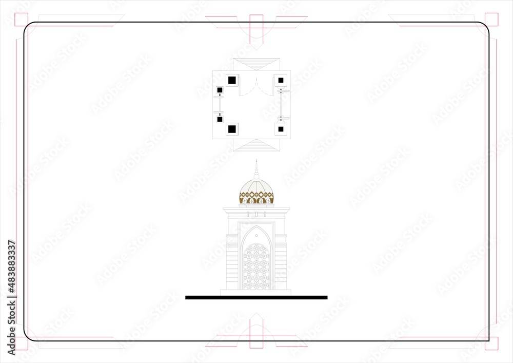 main gate architectural design front view main gate architectural design front view