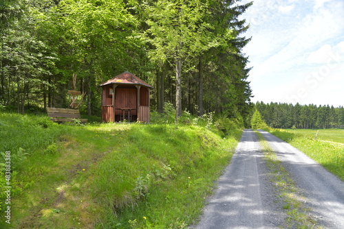 Schutzhütte bei Siegmundsburg / Thüringer Wald