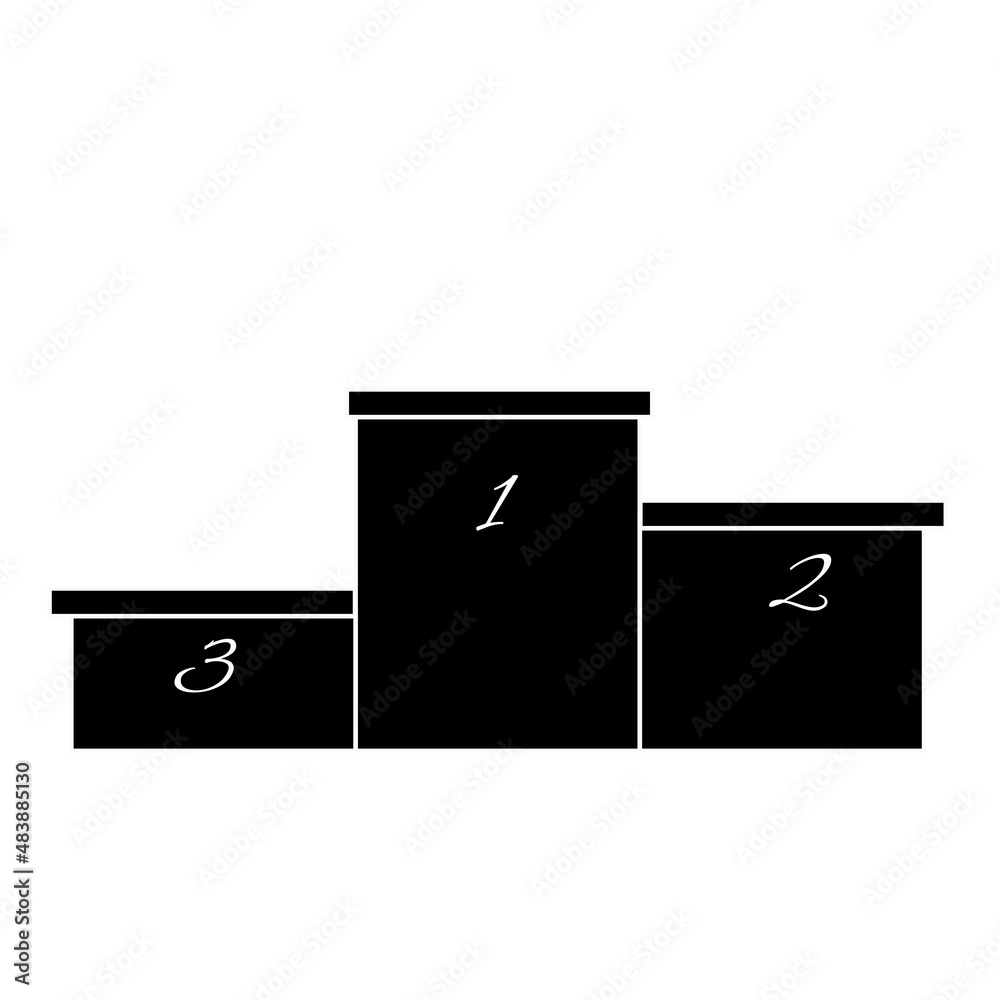 1st 2nd 3rd medal first place second third award winner Stock