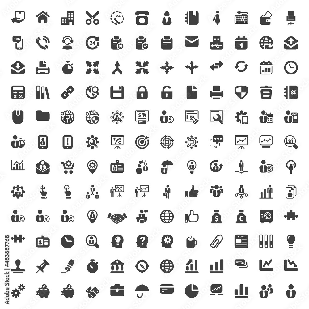 iconset office & business iconset office & business