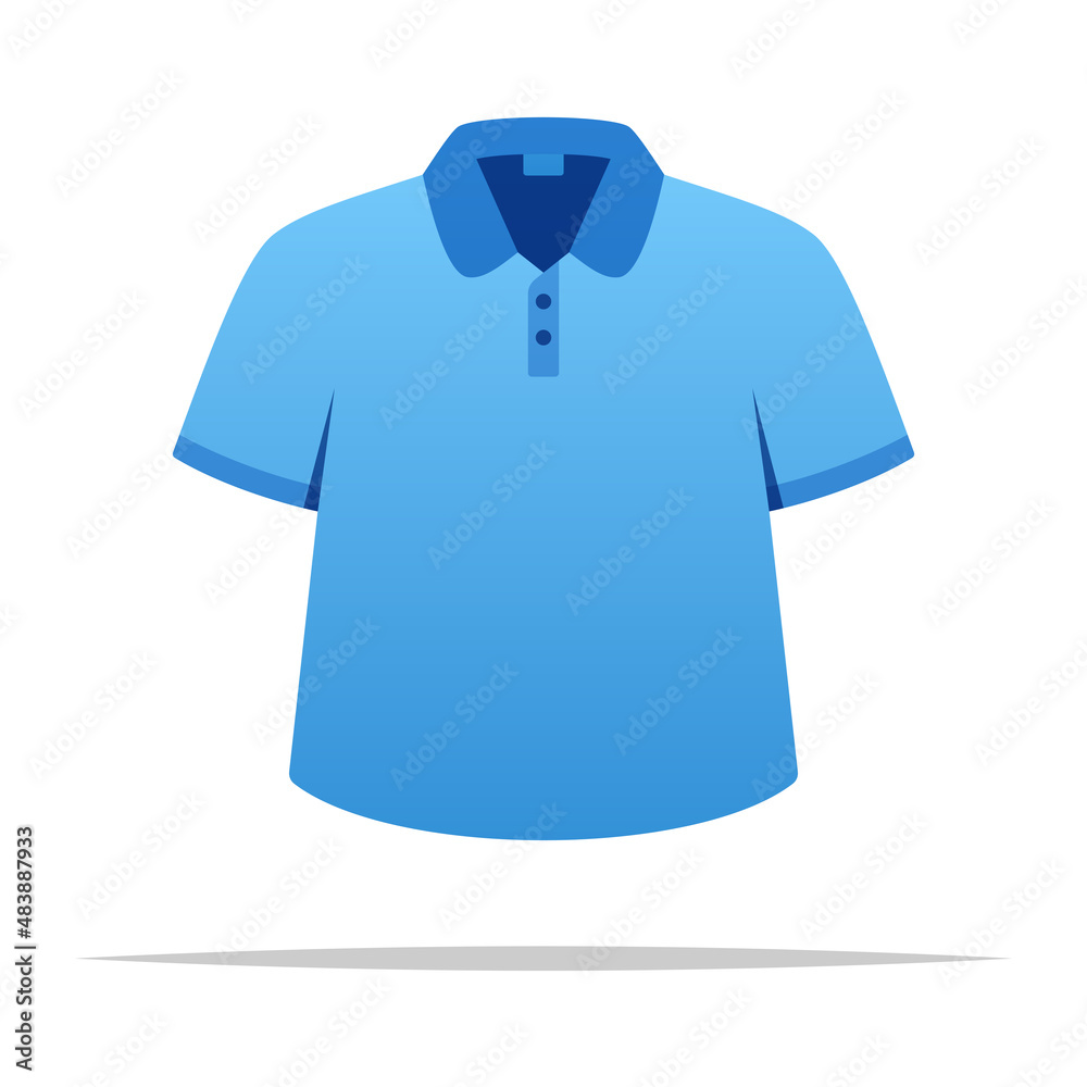 Polo shirt cartoon vector isolated illustration Polo shirt cartoon vector isolated illustration