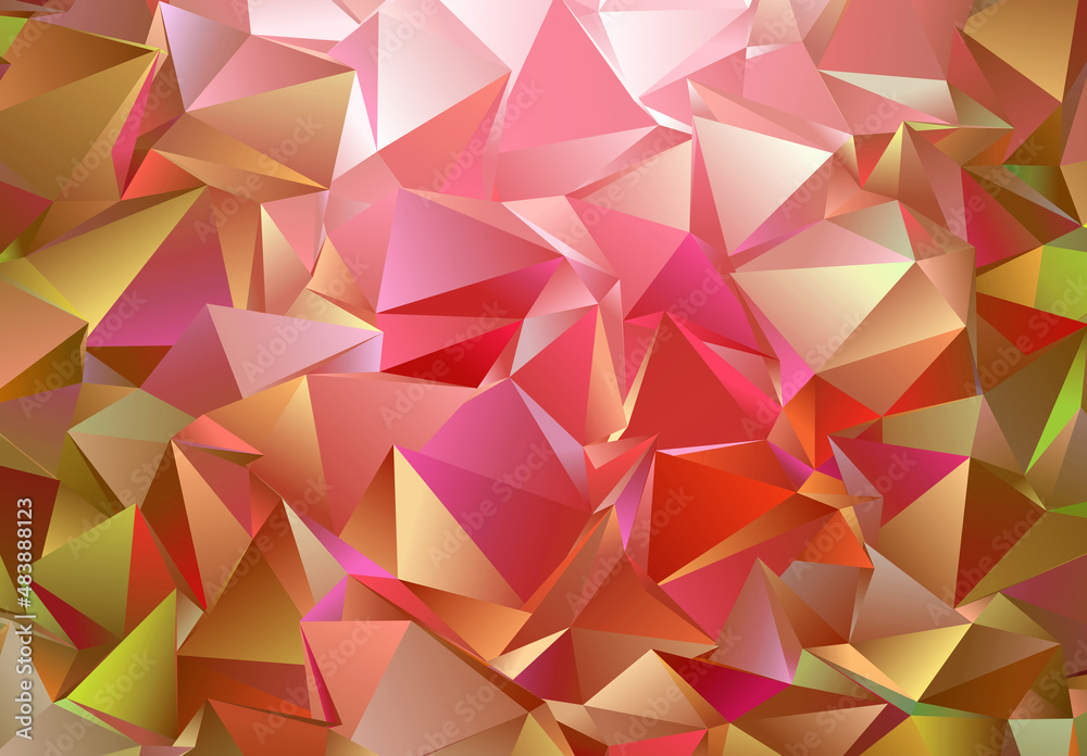 Obraz premium Abstract Low-Poly background. triangulated texture. Design 3d. Polygonal geometrical pattern. Triangular modern style