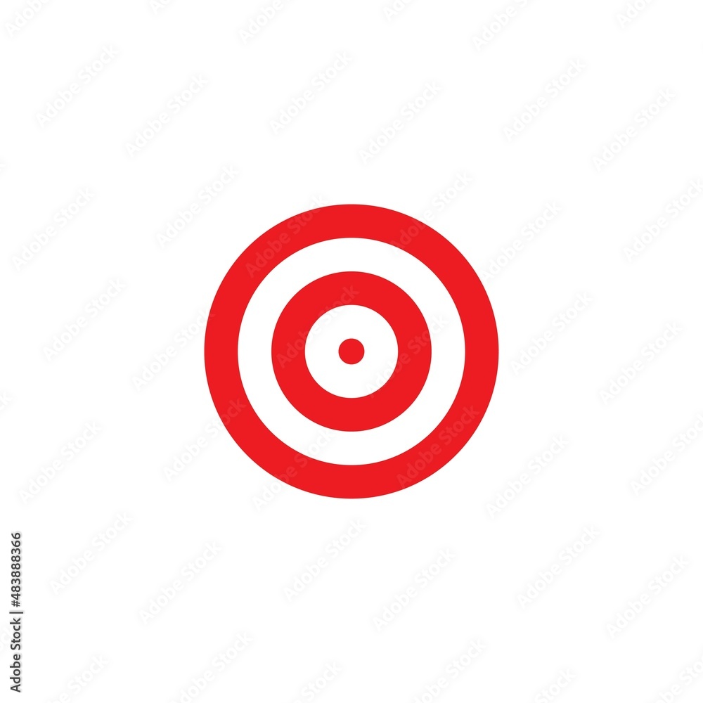 Target icon vector ilustration template Target icon vector ilustration template