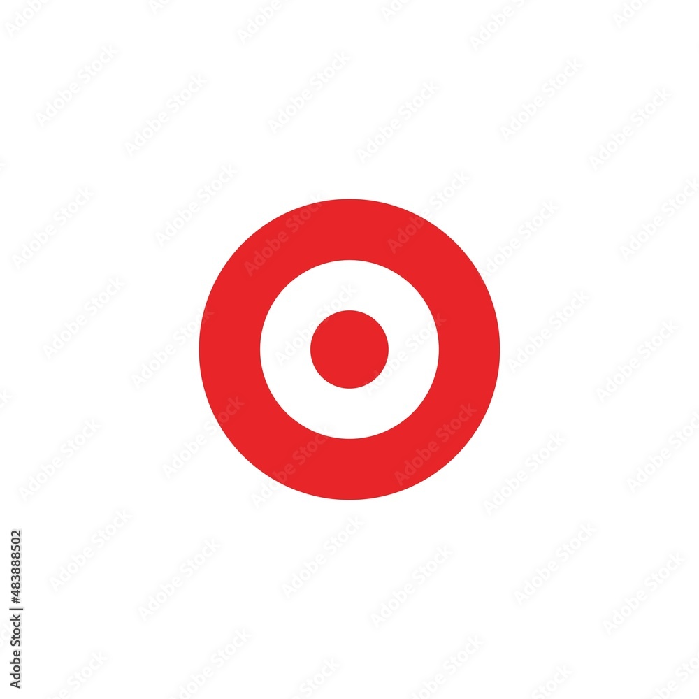 Target icon vector ilustration template Target icon vector ilustration template