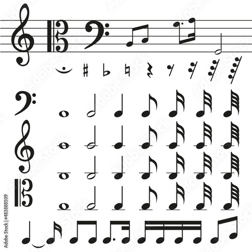 Icons music note