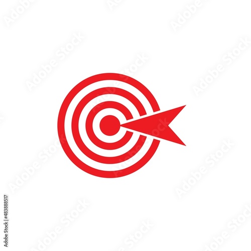 Target icon vector ilustration template