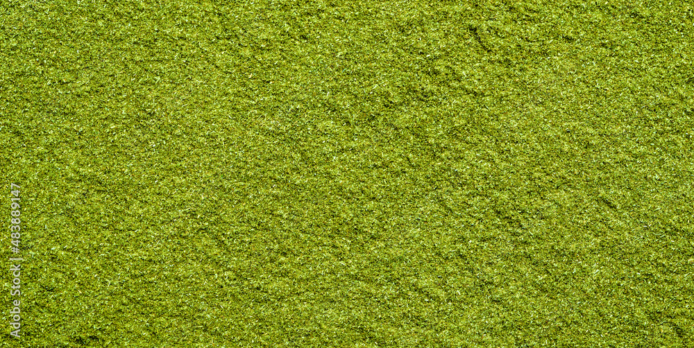 Background texture of green tea matcha powder - obrazy, fototapety, plakaty 