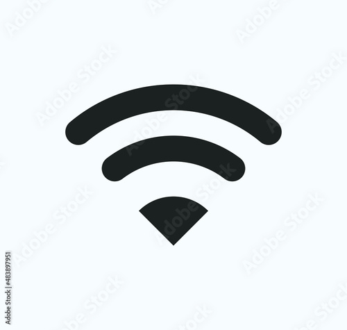 Wallpaper Mural Wifi wireless icon vector black color
 Torontodigital.ca