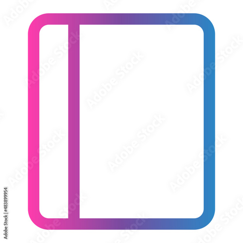 book gradient icon