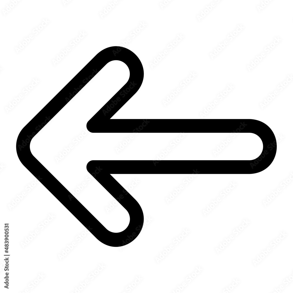 left arrow line icon left arrow line icon