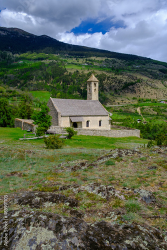 Italy, South Tyrol, Church of Saint Vitus in Tartscher Buhl photo