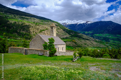 Italy, South Tyrol, Church of Saint Vitus in Tartscher Buhl photo