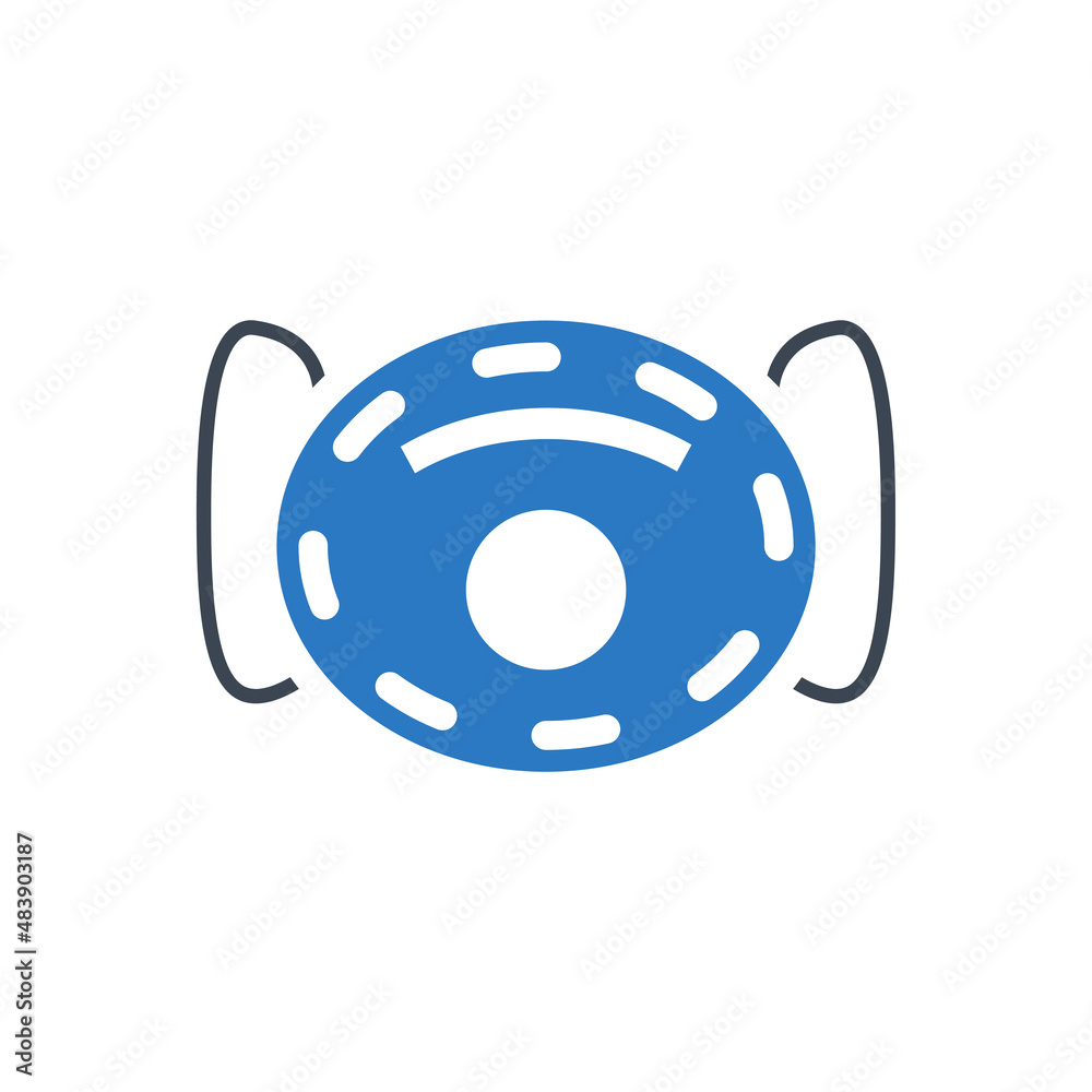 FFP2 medical mask related vector glyph icon. FFP2 mask sign. Isolated on white background. Editable vector illustration FFP2 medical mask related vector glyph icon. FFP2 mask sign. Isolated on white background. Editable vector illustration