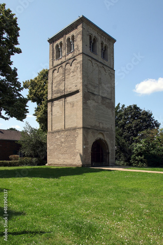 alter kirchturm büderich photo