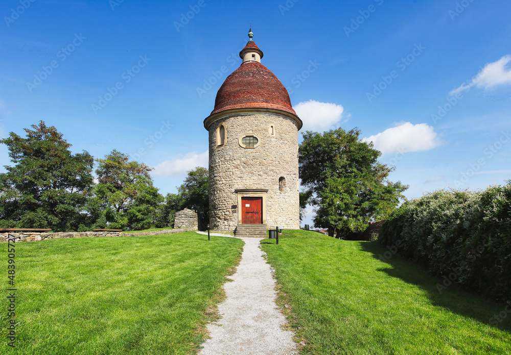 Slovakia - Skalica city, Romanesque Rotunda of Saint George near Calvary