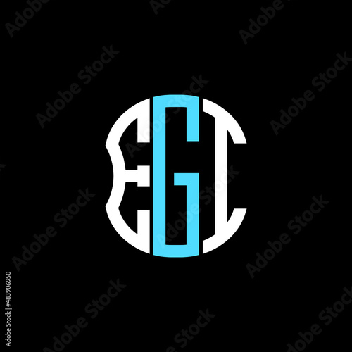 EGI letter logo creative design with vector graphic