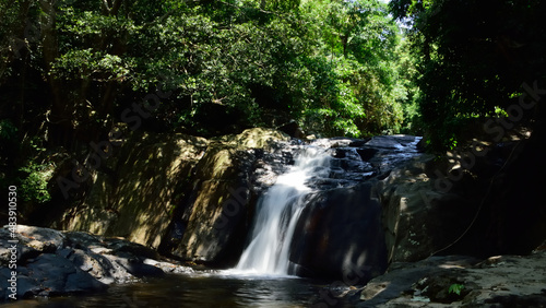 Fototapeta Naklejka Na Ścianę i Meble -  beautiful waterfall in the wild.