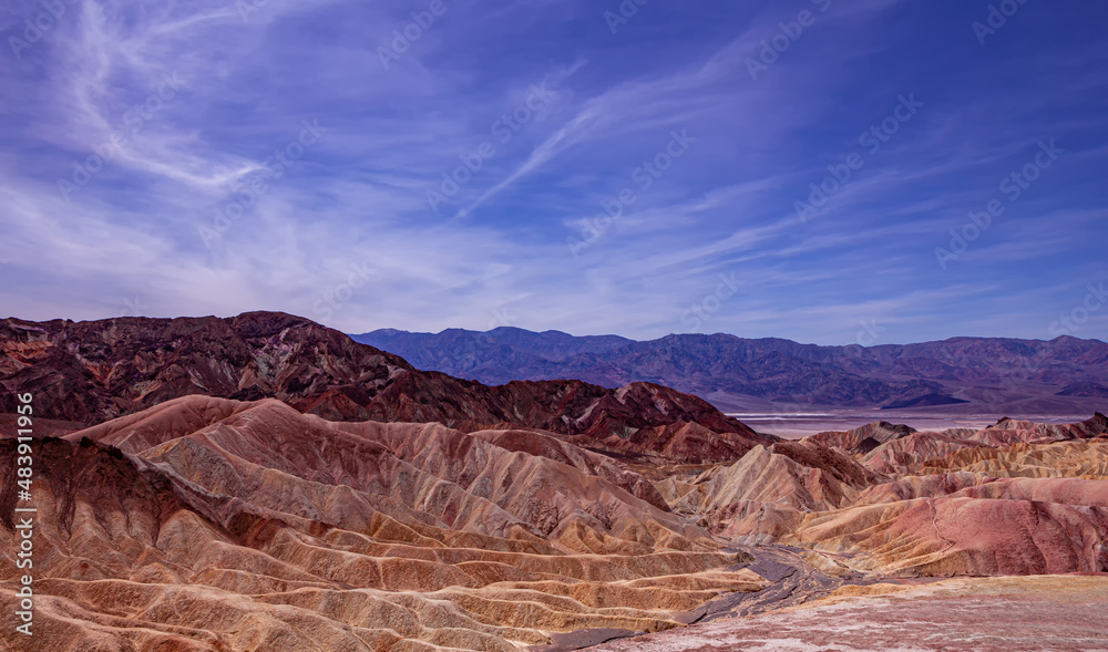 Fototapeta premium Zabriskie point, death valley, california, usa
