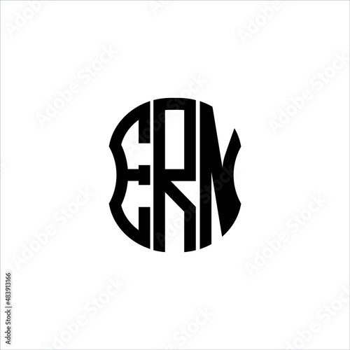 ERN letter logo creative design. ERN unique design