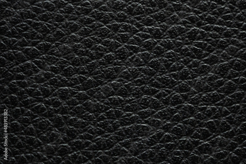 Luxury vintage black leather texture surface background