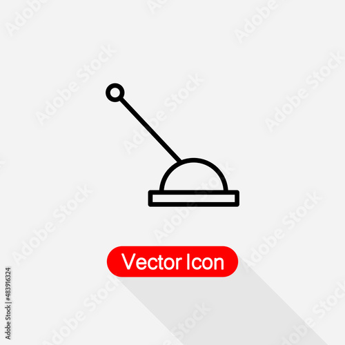 Arm Lever Icon, Lever Icon Vector Illustration Eps10