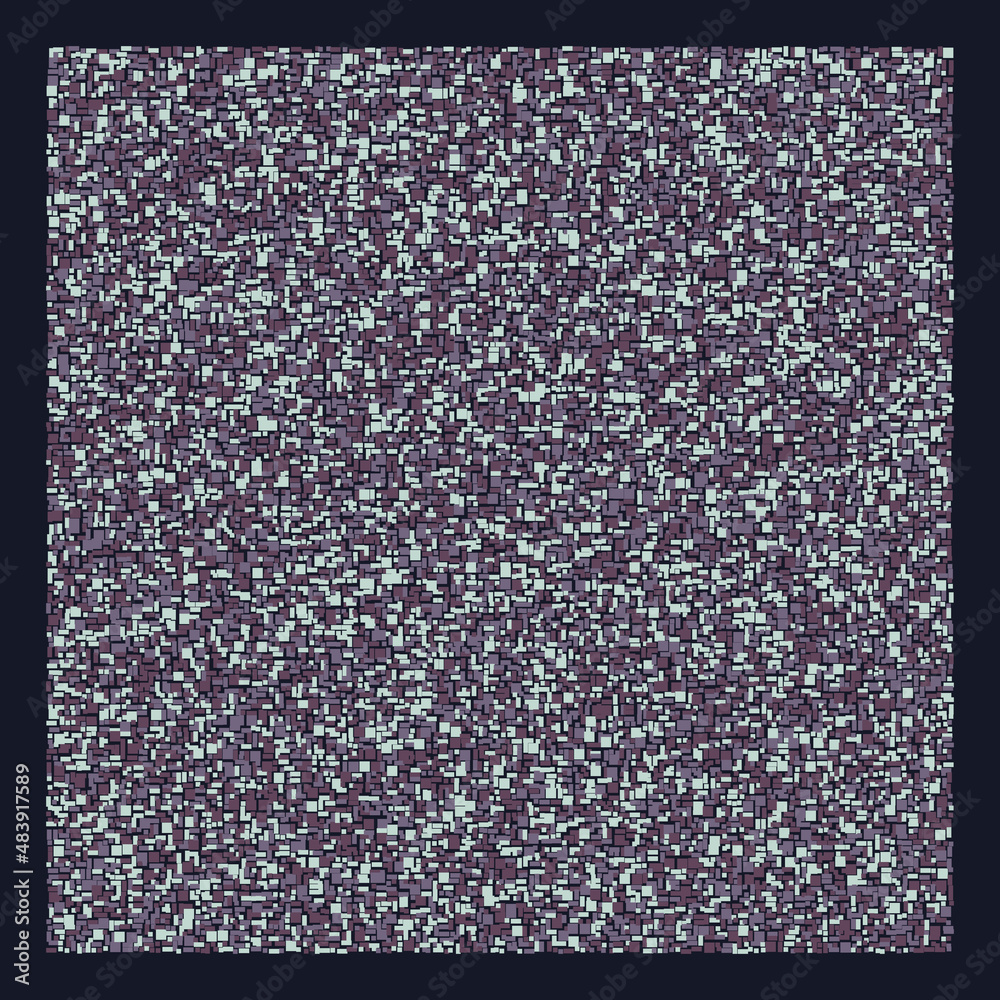 Fototapeta premium Offset Quads generative art background art illustration