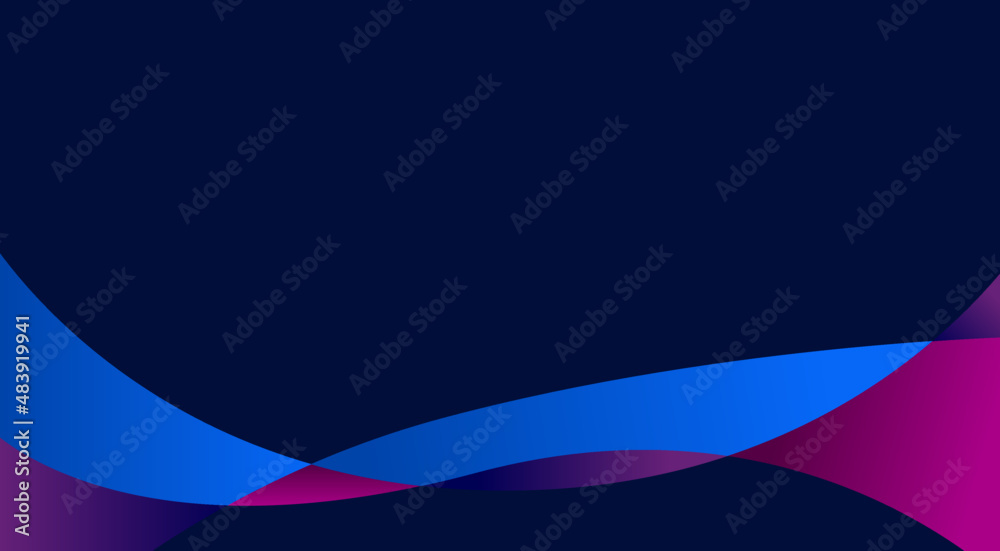 Obraz premium simple wavy abstract background. blue, pink, purple