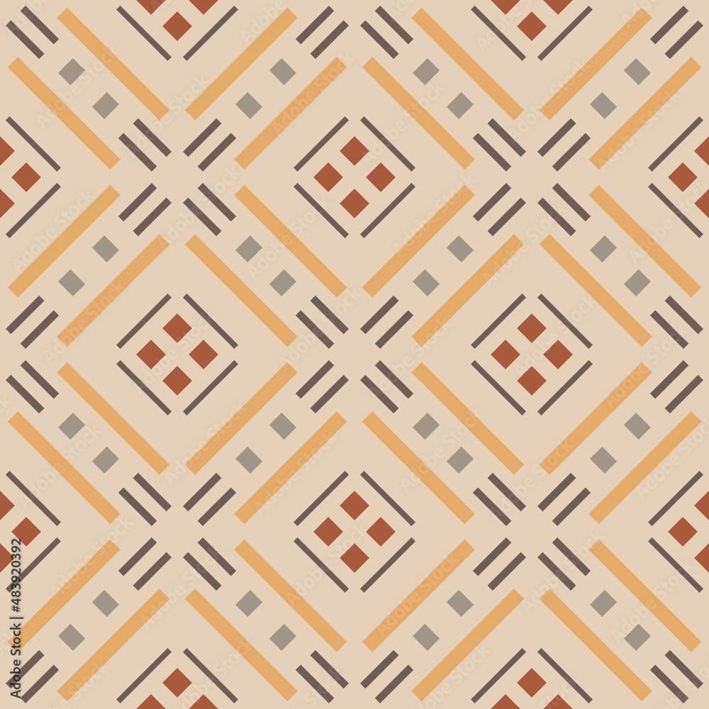 Vector seamless pattern in traditional style Vector seamless pattern in traditional style