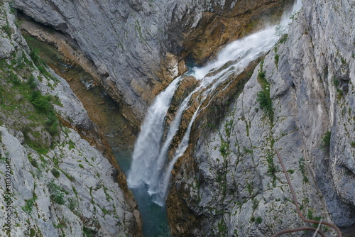 Vajont waterfall photo