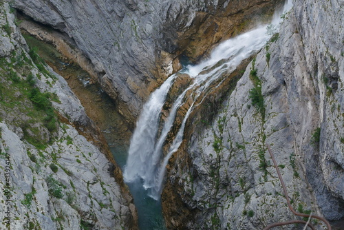 Vajont waterfall