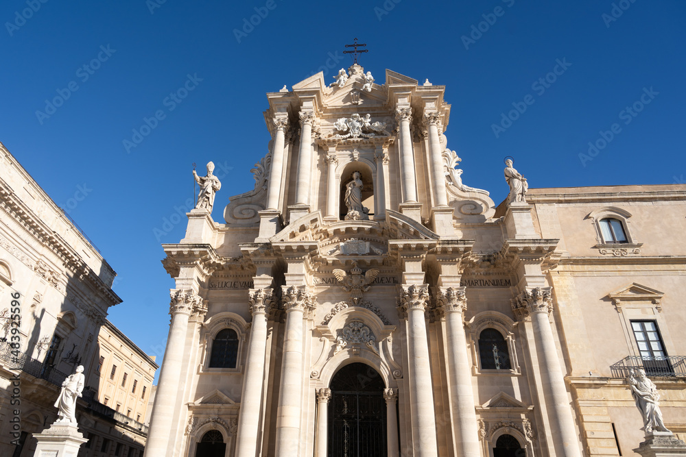 Fototapeta premium Cathédrale Duomo de Syracuse, Sicile