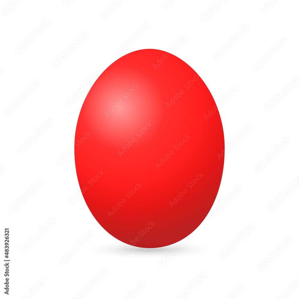 Easter red egg. Vector illustration. Easter red egg. Vector illustration.