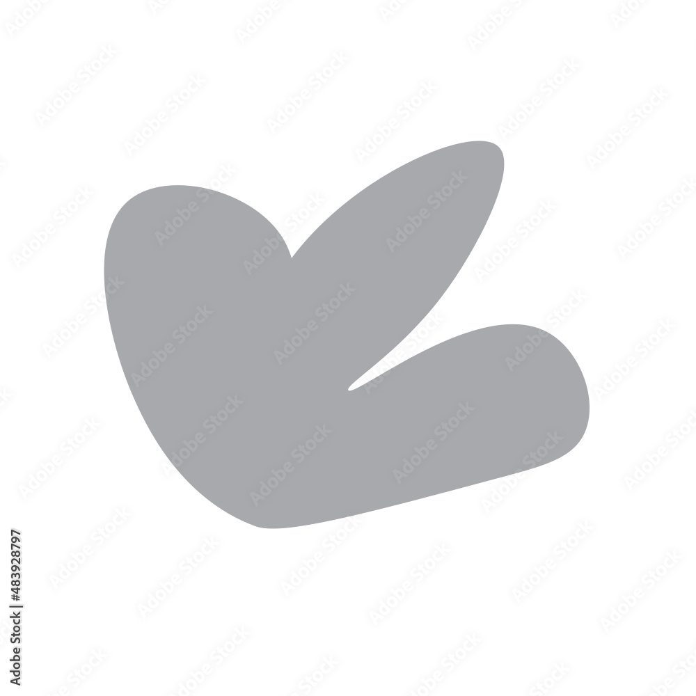 Simple Abstract Shape Cadmium Red Simple Abstract Shape Cadmium Red
