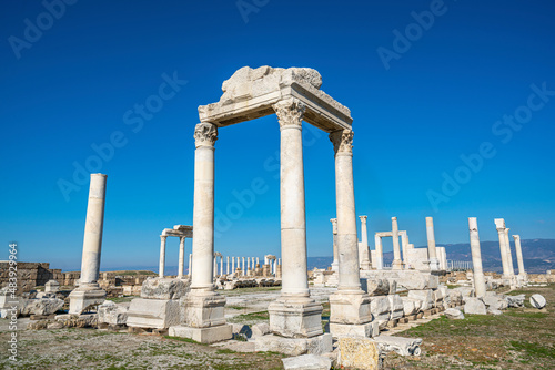 Laodikeia is one of the important archaeological remains for the region along with Hierapolis (Pamukkale) and Tripolis in Turkey