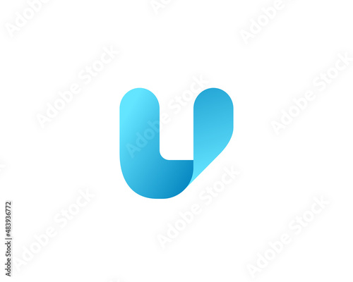 Letter U logo icon design template elements