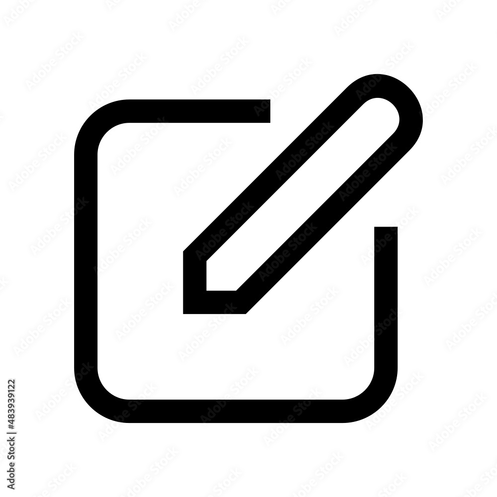 Create icon isolated on white background Create icon isolated on white background