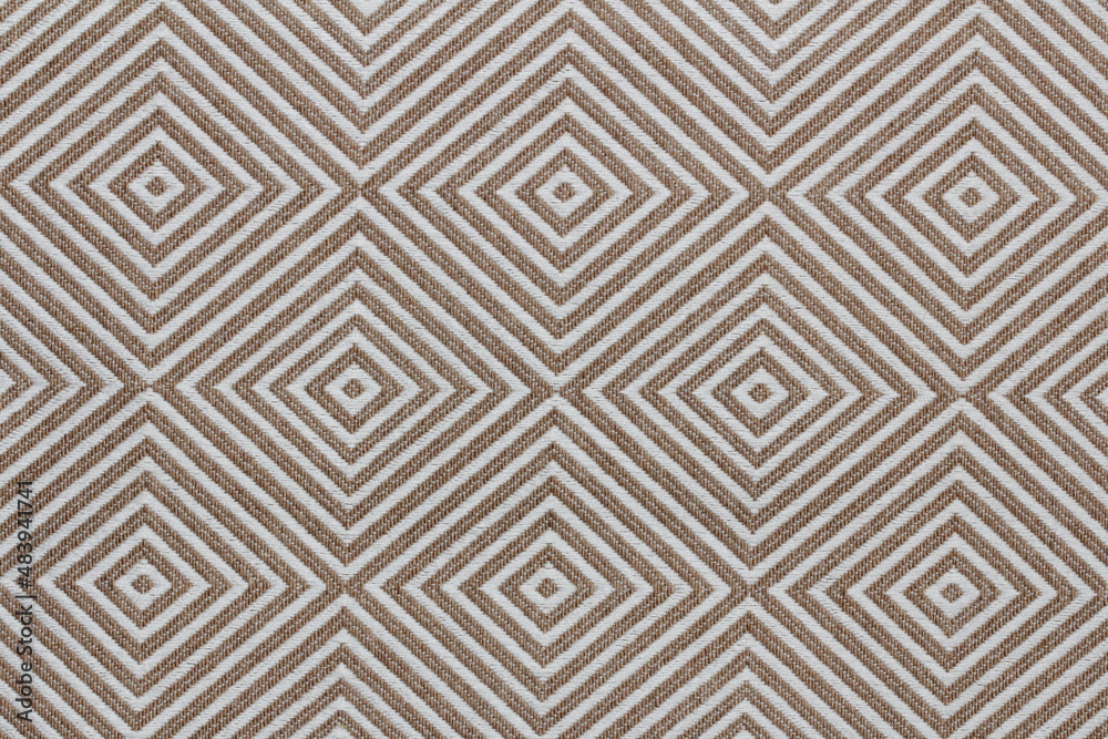 texture of jacquard fabric with geometric pattern texture of jacquard fabric with geometric pattern