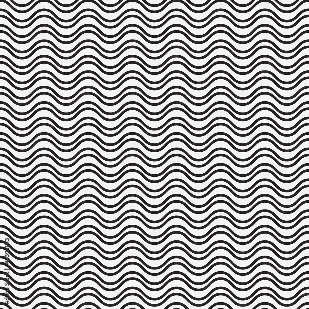 Wavy stripes pattern. Vector black wavy lines wallpaper. Wavy stripes pattern. Vector black wavy lines wallpaper.