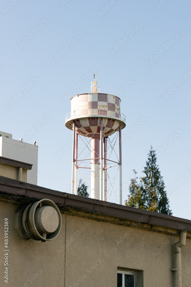 tower on a sky