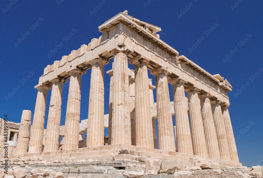 Parthenon temple on Athens Acropolis Parthenon temple on Athens Acropolis